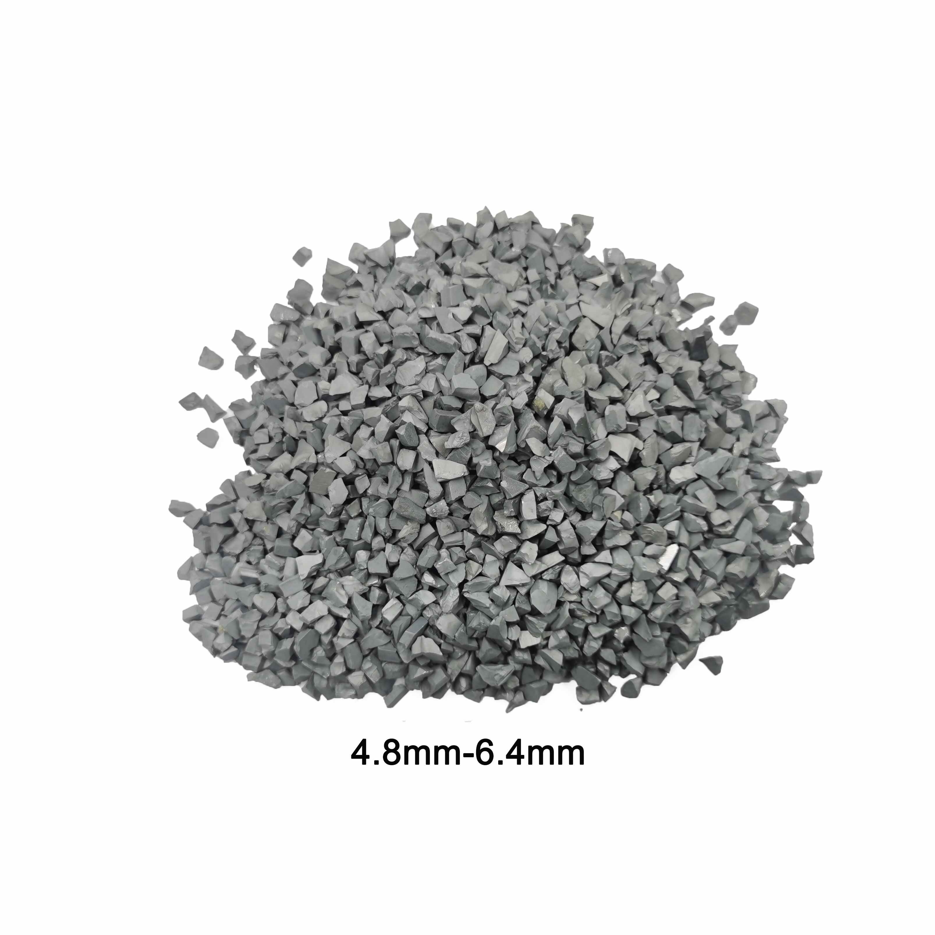 Cemented carbide grit particle granule casting hammer head insert for gas welding rod and petroleum drilling bit tools